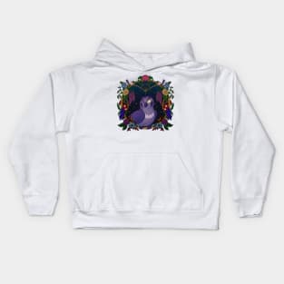 Floral Owl Kids Hoodie